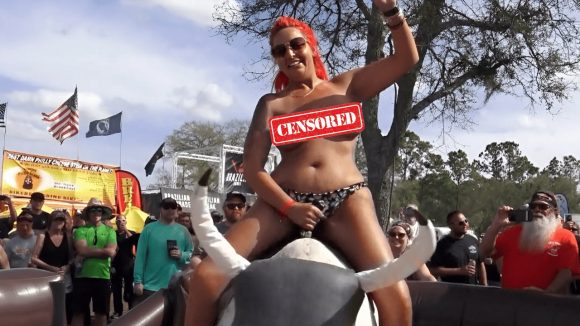 Topless Bull Riding